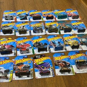 Blue and Red Toy Cars Collection for Vehicle Enthusiasts